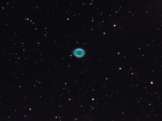 M57 - Планетарная Туманность Кольцо в созвездии Лиры